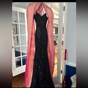 Black Rachel Allan Prom Dress